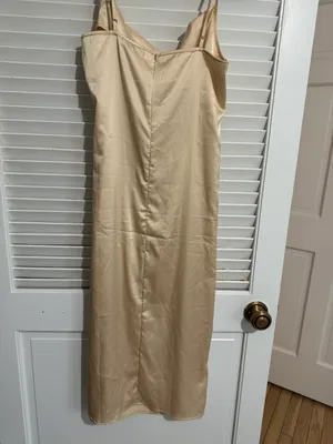 Boutique Champagne Maxi Dress thumbnail 2