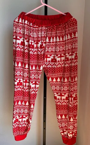 Christmas pants size small Red thumbnail 1