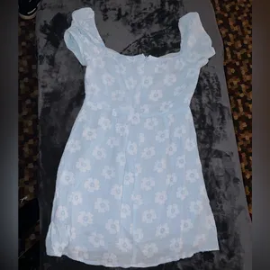 Princess Polly Shelly Mini Dress in Blue Size 6 thumbnail 7