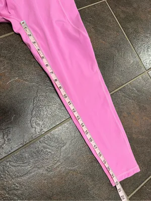 LSKD Fusion High Rise 7/8 Leggings Pockets Spark Pink Medium Gym Workout Fitness thumbnail 13