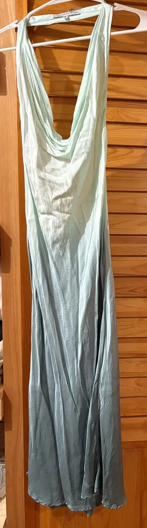 Young Fabulous and Broke Ombré Halter Cowl Neck Dress thumbnail 3