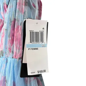 City Studios Juniors’ Blue Floral-Print Bustier Prom Gown size‎ 5/6 NWT thumbnail 9