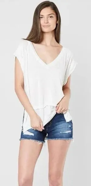 Free People We The Free Voyage Oversized Tunic Tee T-shirt thumbnail 1