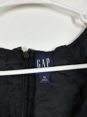 Gap Linen Blend Cherry Mini Dress Size XL thumbnail 8
