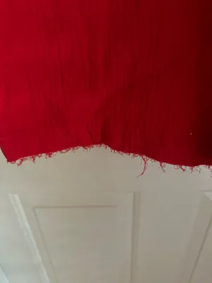 New In Solid Red Crop Top & Pants Set Size L thumbnail 11