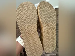 Natural Woven Platform Slide Sandals thumbnail 6
