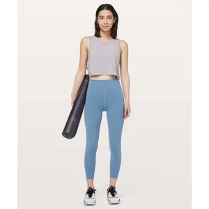 Lululemon Athletica In Movement 7/8 Tight Leggings Everlux 25" Utility Blue 8 thumbnail 4