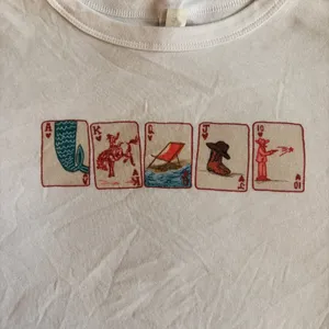 Ghost Cowboy Baby Tee White thumbnail 2