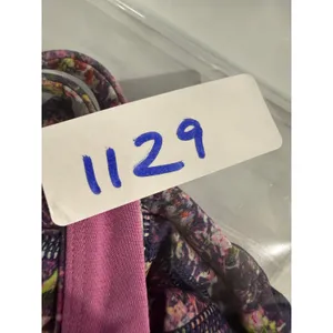 Lululemon Free To Be Bra Wild Floral Abstract Strappy Back Sports Bra Size 6‎ thumbnail 6