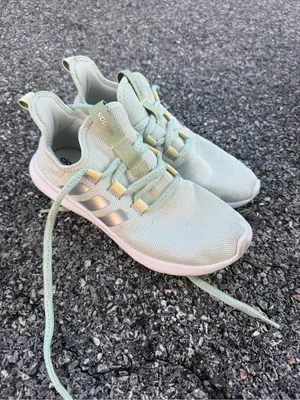 Adidas Cloudfoam Pure Mint Green Running Shoes Women’s 6.5 thumbnail 2