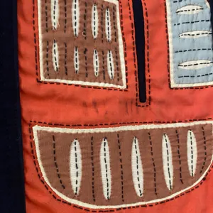 Vintage Handmade Vest Small Embroidered Patchwork Arty Bohemian Boho Retro thumbnail 3