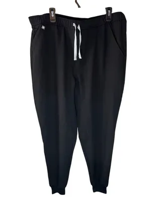 Figs Tansen Jogger 2.0 Unisex Tall 2XL Black Elastic Waist Pants thumbnail 1