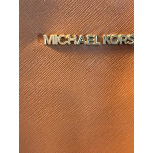 Michael Kors Jet Set Large EW Chain Tote Luggage Brown Saffiano Leather Handbag thumbnail 6