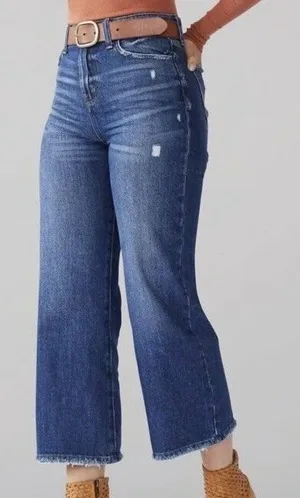 Lee Vintage Modern High Rise Wide Leg Cropped Denim Jeans‎ thumbnail 1