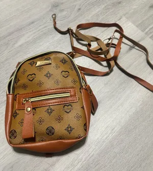 Women's Brown Monogram Crossbody Backpack thumbnail 1