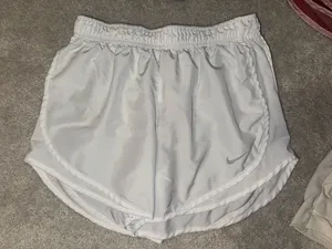 Small White Nike Shorts Dri-Fit Running thumbnail 1