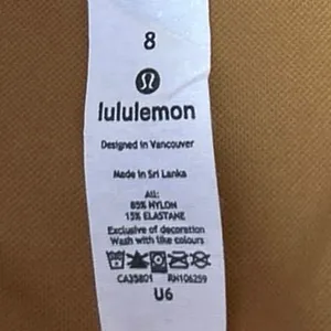 Lululemon Brown Racerback Sleeveless Yoga Workout Athletic Crop Sports Bra Top 8 thumbnail 3