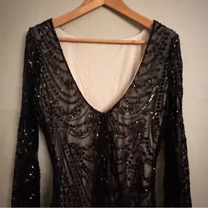 BALTIC BORN Elizabeth Sequin Midi‎ Dress thumbnail 5