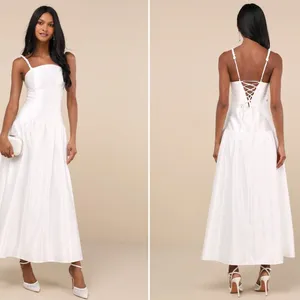 LULU's Chic Elegant Romantic Flowy Bridal Shower Bachelorette Elope Honeymoon thumbnail 4