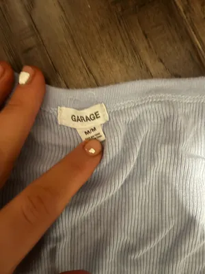 Garage Blue Long Sleeve Scoop Neck  thumbnail 4