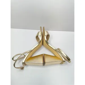 BP‎ Sandals Womens Size 5 Gold Parker Ankle Strap Chunky Triangular Heels thumbnail 5