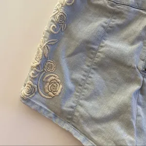 Urban Outfitters Kimchi Blue Embroidered High Waisted Micro‎ Shorts 6 thumbnail 8