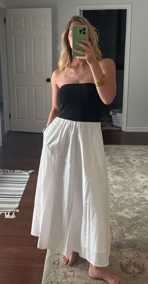 Strapless Dress White thumbnail 1