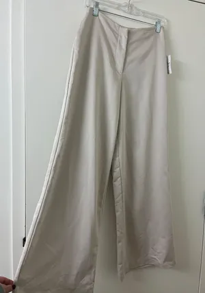 Satin Trousers Tan thumbnail 2