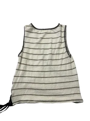 White and Black Sassy Tank Top thumbnail 3