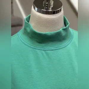 FreePeople Movement Oversized Mock Neck Back Zip Green Longline Sweatshirt Tunic thumbnail 5