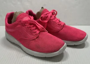 Vans UltraCush Lite Shoes Mens 6.5 Womens 8 Pink Mesh Low Top Walking Sneakers thumbnail 1