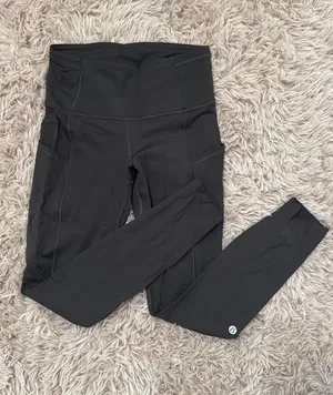 25” Dark Green Lululemon Leggings thumbnail 1