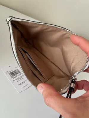 Coach Large Corner Zip Wristlet With Newspaper Print thumbnail 5