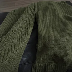 Poof Apparel Cardigan Elegant Olive Women's Size S thumbnail 7