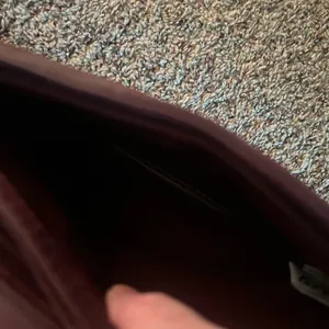Vintage Burgandy Brown Clutch Wristlet Bag thumbnail 3