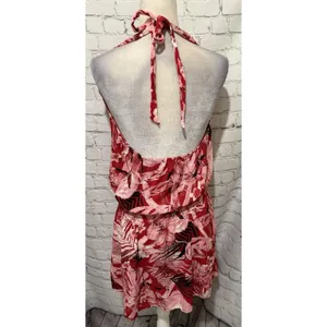White House Black Market WHBM sleeveless tropical Floral Rayon Dress Size Medium thumbnail 5