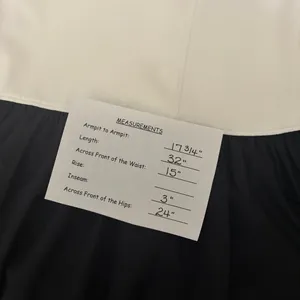 NWT!! ANTONIO MELANI Active Two Tone Bubble Hem Dress Mini Black White Large thumbnail 12