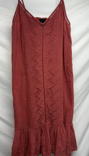 Rust colored house of harlow dress thumbnail 1