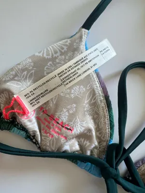 {Free People} Brand New FP Beach Michelle Printed Bikini Top thumbnail 6