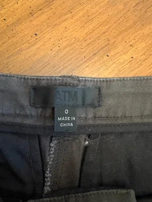 ATM Distressed Cargo Pants Gray Size 0 thumbnail 3
