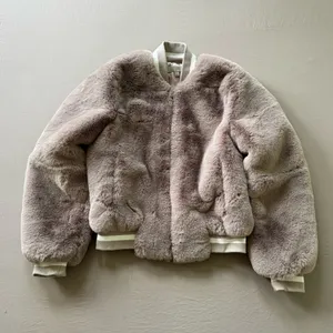 Dance & Marvel faux fur bomber jacket thumbnail 1