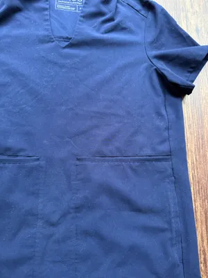 FIGS Women’s Limited Edition Navy Banepa Scrub Top - Size S thumbnail 6