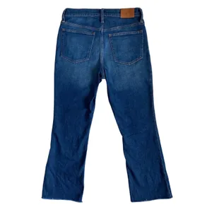 J.Crew Billie Demi Boot Crop Jeans‎ 27 Blue High Rise Raw Hem Medium Wash Denim thumbnail 2