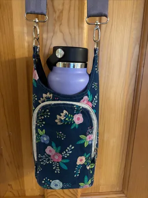 Adjustable Water bottle & Card Holder Floral Bag thumbnail 5