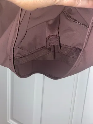 Yogalicious Chocolate Brown Cross-Back Seamless Sports Bralette thumbnail 4