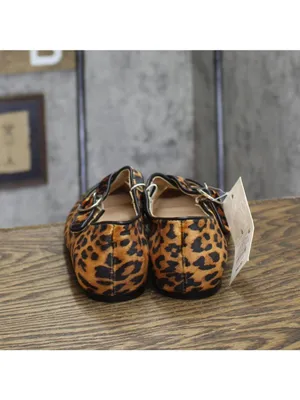 A New Day Tasmin Leopard Print Velvet Flats 94568225 Leopard Brown Multi 6M thumbnail 4