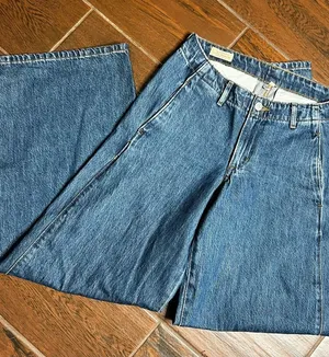 Levi’s Premium High Rise Wide Leg Dark Wash Denim Jeans thumbnail 1