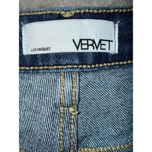 Vervet medium wash distressed straight leg jeans size 26 #750 thumbnail 7