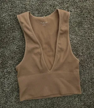 Urban Outfitters Ribbed Cropped Tank thumbnail 2