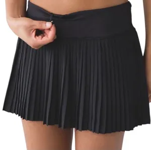 Lululemon Pleat To Street Skirt II Black Size 8 thumbnail 4